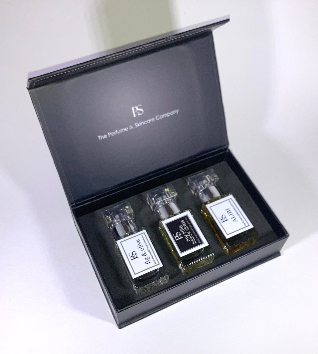 Trois Parfum ... a boxed collection of three 15ml perfumes