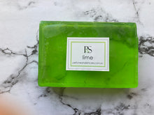 Load image into Gallery viewer, Lime small soap